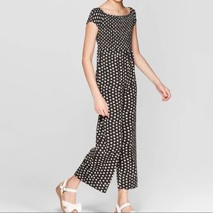 NWOT • Art Class girl’s off-shoulder jumpsuit
